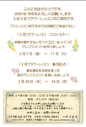 レッスン